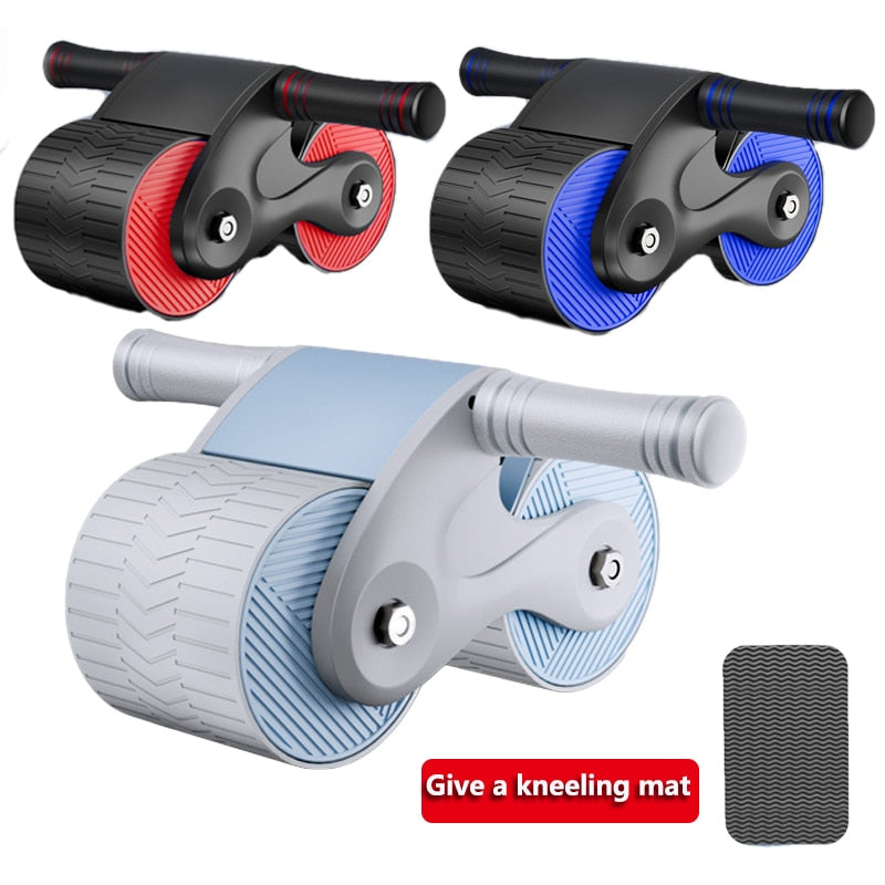 Abdominal Wheel Automatic Rebound Mute Belly Crunch Butt Abdominal Back Muscle Training Slimming Home Gym Abs Fitness Equipment